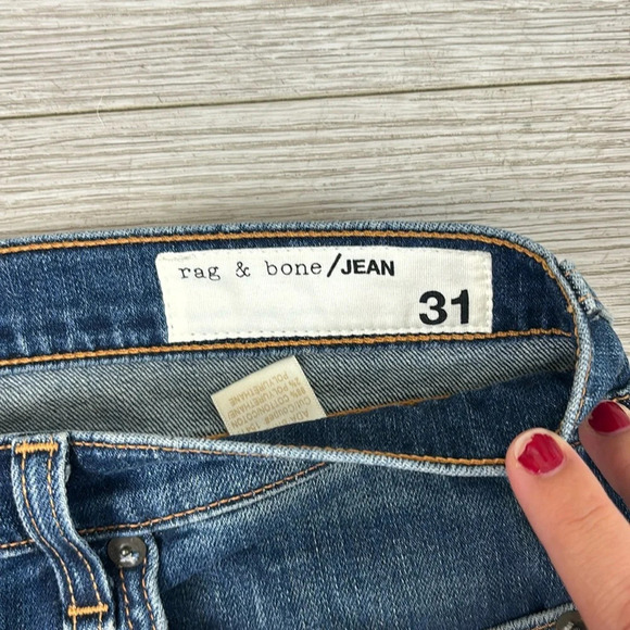 Rag & Bone Dre Distressed Jeans Size 31 in color Ada Brigade - Picture 5 of 15